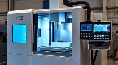 CNC machine on factory floor